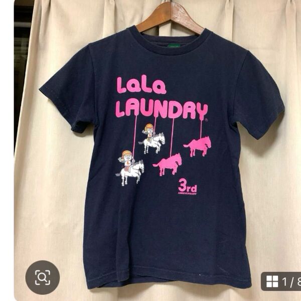 Laundry Tシャツ メリーゴーランド ネイビー