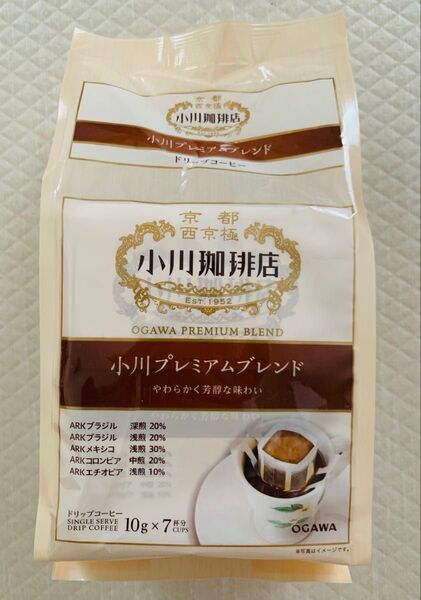 小川珈琲店 小川プレミアムブレンド ドリップコーヒー 7杯分 京都 西京極