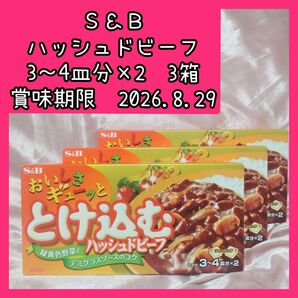 S&B SB ハッシュドビーフ お子さま まとめ売り 3箱 24皿分 大量 夕飯 大家族 ゆっきんの部屋
