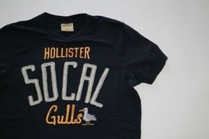 [ old clothes LADY'S Hollister Surf California T-shirt navy blue color L]HOLLISTER SURF CALIFORNIA cheap start 