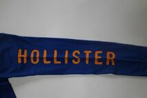 【古着 ホリスターワンポイント 袖プリント長袖TシャツS青】HOLLISTER SURF CALIFORNIAホリスターサーフアメカジ_画像4