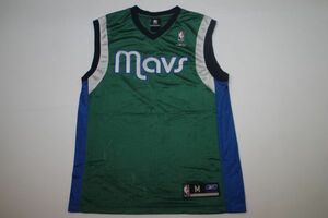 【古着GAME TOPSレアreebok NBAダラスマーベリックスユニフォームTシャツ緑M】リーボックバスケDALLASMARVERICS MAVSマブスノヴィツキー