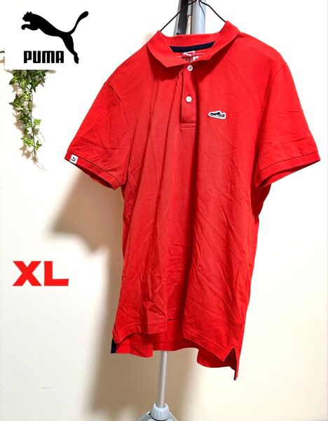 【PUMA】【XLサイズ】プーマ メンズ 半袖 ポロシャツ トップス カットソー ゴルフ スポーツウェア シューズロゴ