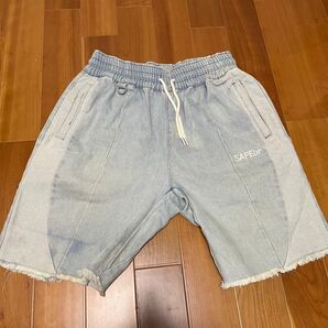 SAPEur リメイク ハーフパンツ サイズXL
