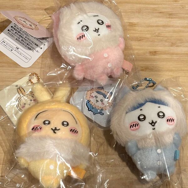 ちいかわ フッサフッサなパジャママスコット うさぎ ハチワレ ぬいぐるみ