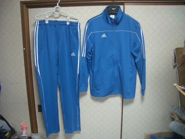 送料込 新品 Adidas アディダス 上下セット サイズL USサイズ TRACK JACKET PANTS 送料無料