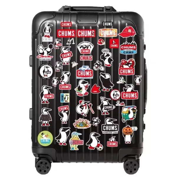 CHUMS チャムス ステッカー 56枚セット 屋外ステッカー防水 PVC ペンギン アウトドア パソコン キャリーバック