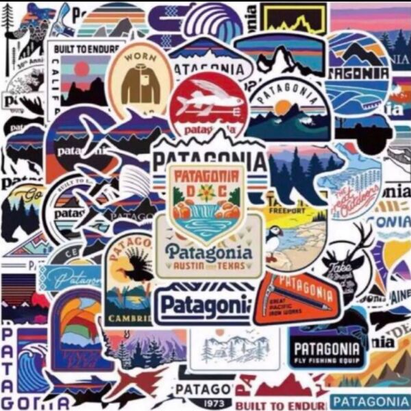 【大人気】最終値下げ パタゴニアpatagonia 防水ステッカー 55枚アウトドアキャンプ パソコンクーラーボックス