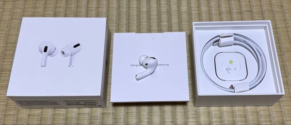 【右耳のみ】 AirPods Pro第1世代 Apple イヤホン ワイヤレス A2084 箱、Lightningケーブル付き