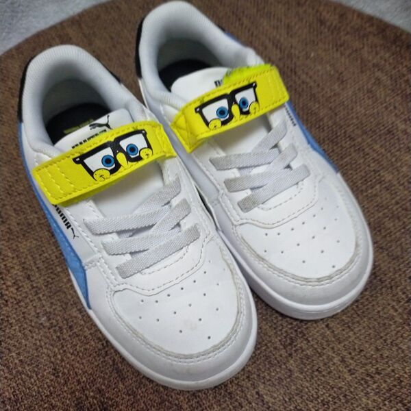PUMA プーマ スポンジボム コラボスニーカー 子供靴 16cm
