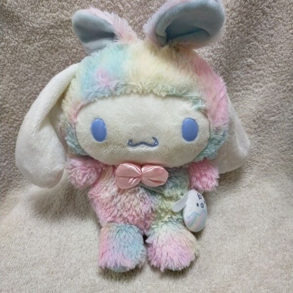 シナモン シナモロール Cinnamoroll レインボーうさぎ ぬいぐるみ 兎 シナモンロール サンリオ レア品