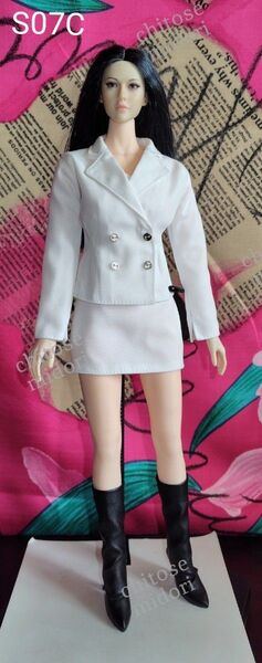 1/6フィギュア服 Live It Up 白