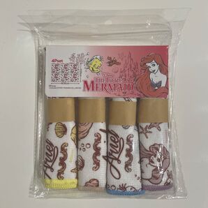 【 リトルマーメイド 】 ディズニープリンセス マイクロファイバーふきん4Pセット