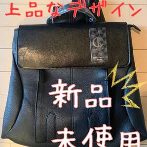 D.KELLY DK-LP-52 黒 新品/未使用 フラップ切替リュック バッグ