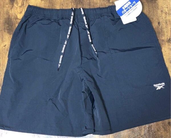 【未使用タグ付き】Reebok リーボック 水陸両用バギーショーツ メンズ LLサイズ 水着 リーボック ブラック 海 川
