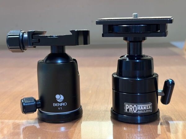 【2台セット】BENRO V1 & HANSA PRO-55ZS 高精度自由雲台