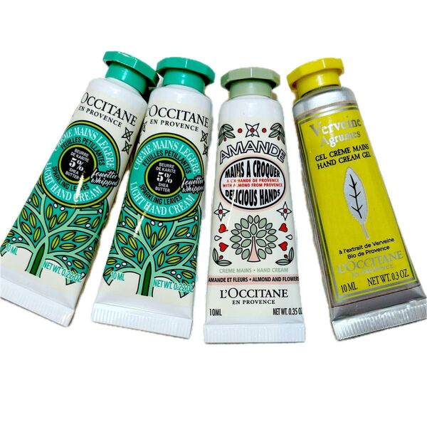 新品未使用 ロクシタン ハンドクリーム 10ml 4本セット