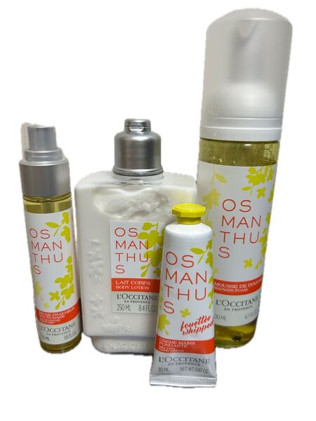 新品 ロクシタン OS ボディミルク250ml &ハンドクリーム30ml &シャワーフォーム200ml&モイスチャーミスト50ml
