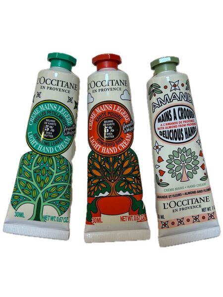 新品 ロクシタン ルミナスパウダー シア ハンドトリオ ハンドクリーム 30ml 3本セット