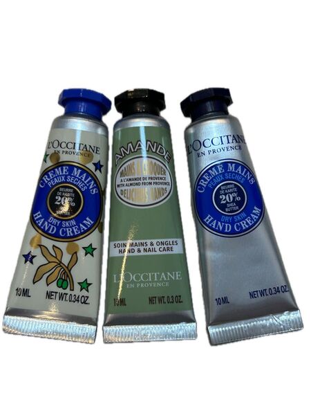 新品未使用 ロクシタン ハンドクリーム 10ml 3本セット