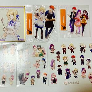 衛宮さんちの今日のごはん 特装版 レシピ本 アクリルスタンド ミニ色紙 ステッカー 中国限定 Fate セイバー 凛 桜