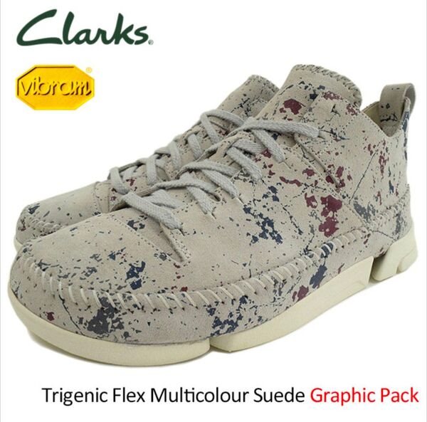定価2.5万円 Clarks クラークス トライジェニックフレックス スニーカー