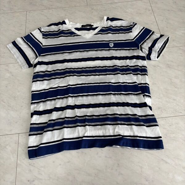 BLACK LABEL CRESTBRIDGE ブラックレーベル クレストブリッジ ボーダーTシャツ M