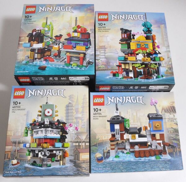 新品未開封 LEGO ニンジャゴー シティ ミニ 4点セット 特典 レゴ 40703 40704 40705 40706