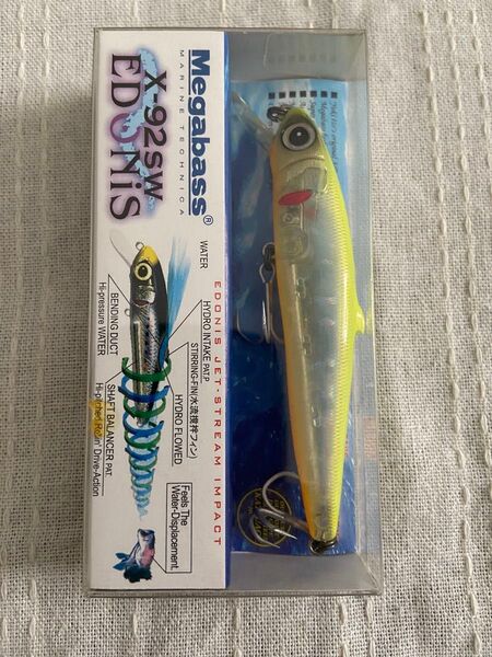 メガバス X-92SW EDONIS エドニス GP SHIRAS-CHART 2003年製
