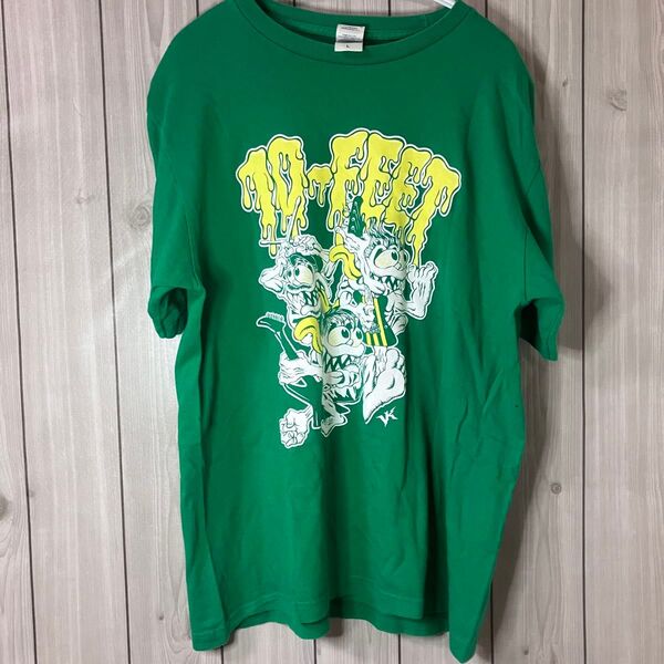 10-FEET ONEMAN TOUR 2014 ツアーTシャツ Lサイズ グリーン