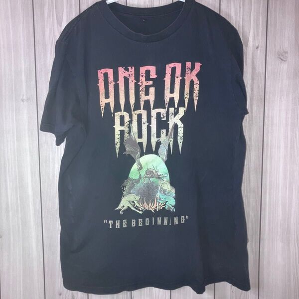 ONE OK ROCK 2012 "THE BEGINNING" TOUR ツアーTシャツ 黒 Lサイズ