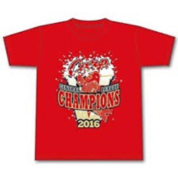 新品 未開封 広島東洋カープ 優勝記念 ビールかけ Tシャツ 2016年 Lサイズ セリーグ