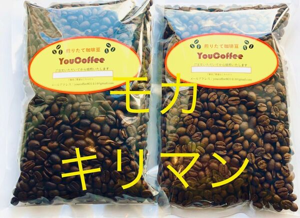 コーヒー豆 セット モカ レケンプティ 180g キリマンジャロ タンザニアAA 180g YouCoffee