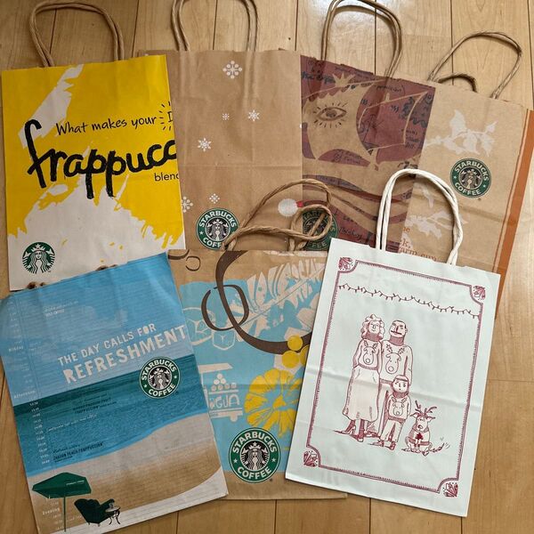スターバックス ショッパー7枚セット スタバ Starbucks