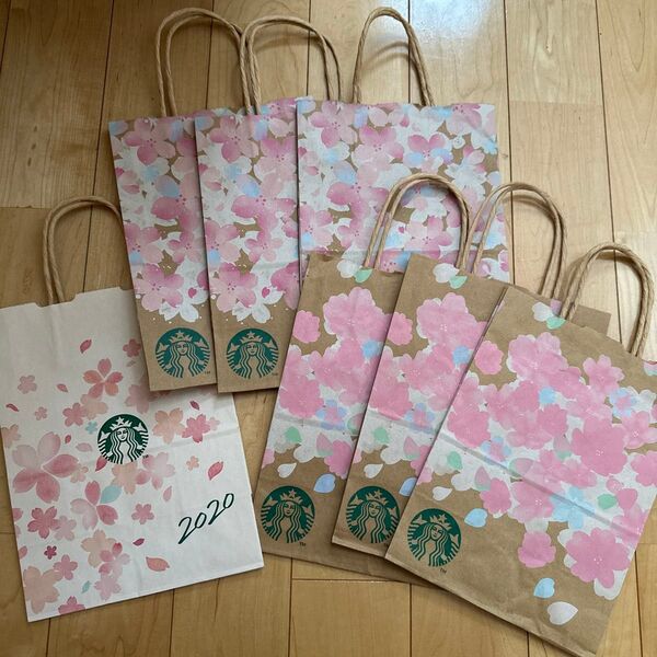 スターバックス ショッパー7枚セット スタバ Starbucks