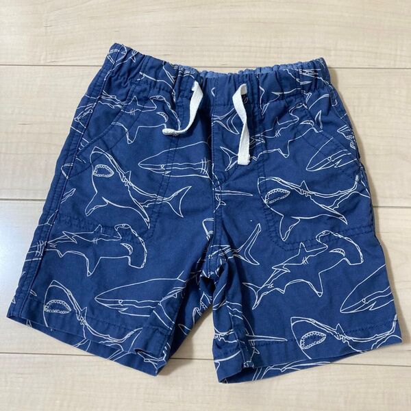 未使用に近い GAP サメ パンツ ハーフパンツ 短パン ネイビー ギャップ 子供 キッズ サイズ 100 3歳