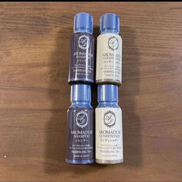AROMADOR シャンプー&コンディショナー ダージリンティー 4個セット