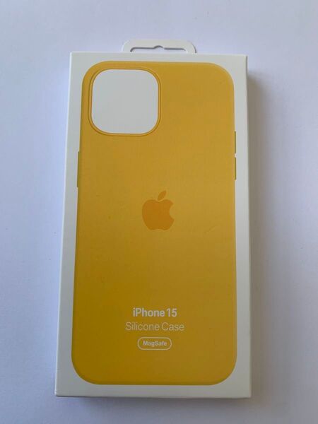 未開封・ 匿名発送 iPhone 15 シリコーンケース サンシャイン