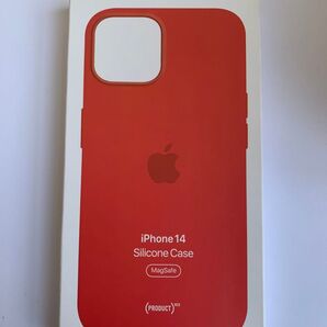 iPhone 14 シリコーンケース レッド 未開封純正