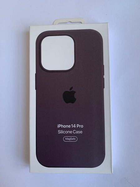 iPhone 14Pro シリコーンケース【純正新品】エルダーベリー