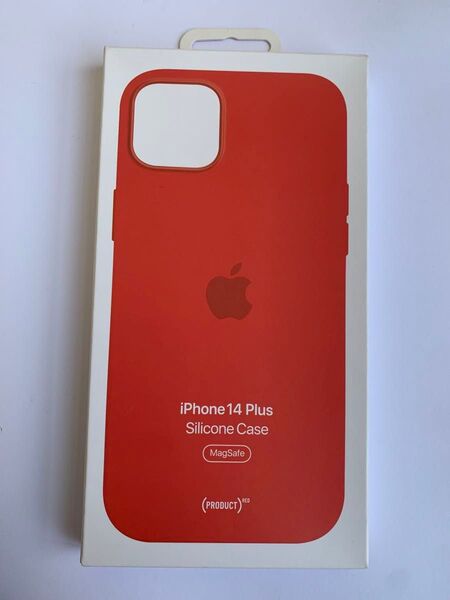 iPhone 14Plus シリコーンケース未開封レッド純正