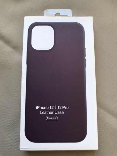 迅速発送iPhone 12/12Pro レザーケース ディープバイオレット