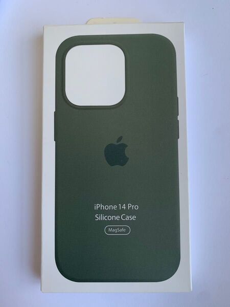 アップルiPhone 14Pro シリコーンケース オリーブ純正未開封