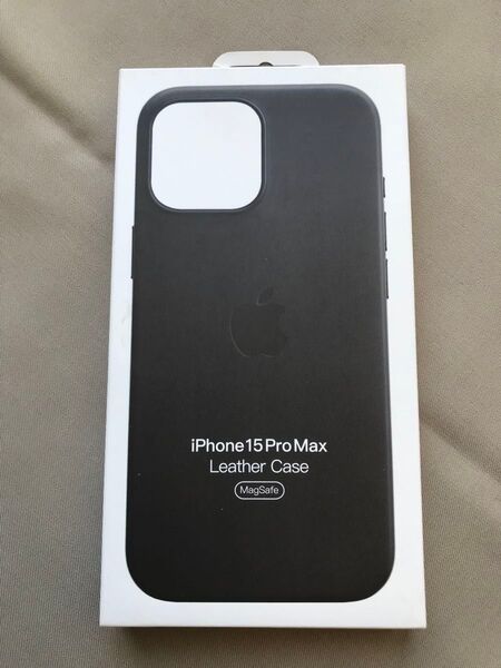 正規品iPhone 15ProMax レザーケース ブラック