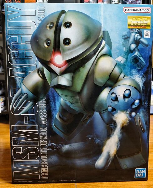 MG 機動戦士ガンダム アッガイ 1/100スケール 色分け済みプラモデル