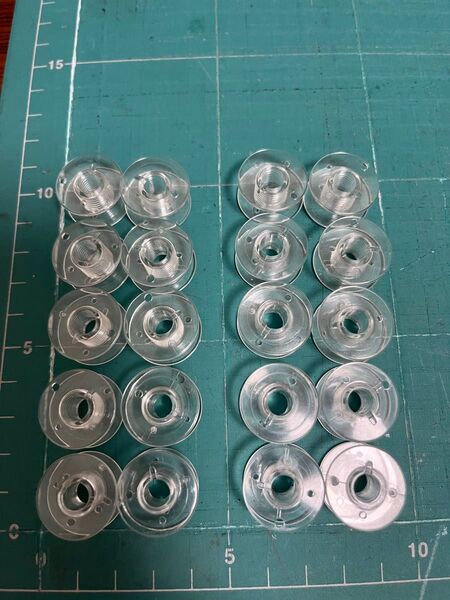 家庭用ミシンボビン プラスチック 透明20個