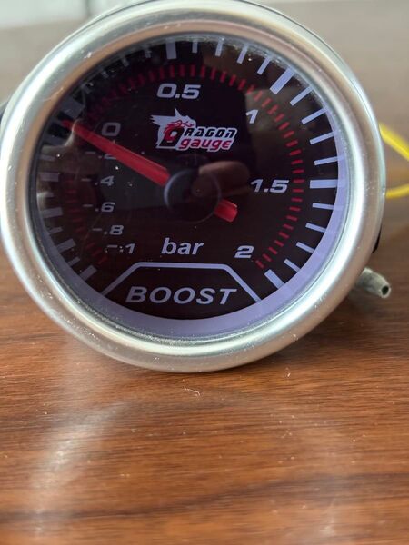 DragonGauge ドラゴンゲージ ブースト計 ブーストメーター 汎用 52mm LED 増設 追加メーター 機械式 Φ52