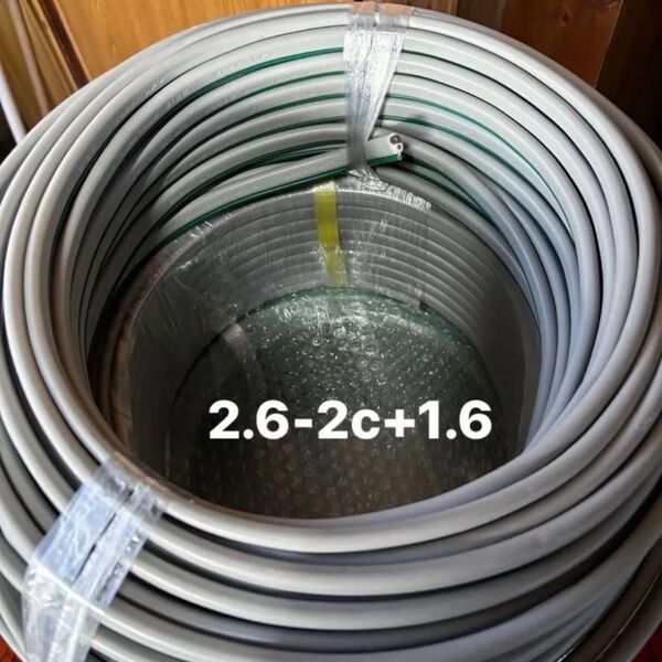 VVF 2.6-2c+1.6 vvf2.6-2c+1.6 住友電工 50メートル新品未使用 セパレートアース