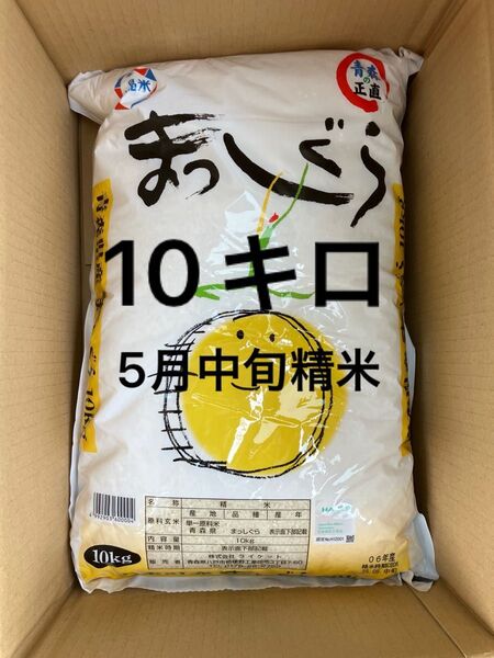 【15日限定価格】まっしぐら 10kg 青森県産 青森米 あおもり米 5月中旬精米