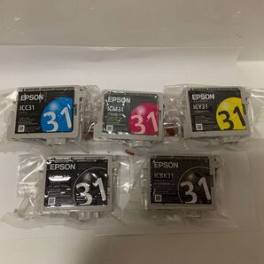EPSON インクカートリッジ 31 4色セット+ブラック未使用